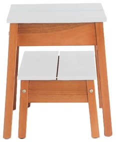 Kit Banqueta Duo Branca - Wood Prime MP 10364