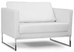 Poltrona Decorativa Maia 106cm C12 Corano Branco - Domi