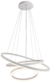 Pendente Led Metal E Aluminio 100W 3000K Danza - BRANCO