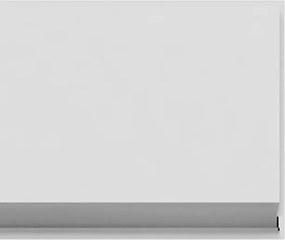 Armário Cozinha Aéreo Geladeira 60cm Basculante Leticia Branco A01 - D'Rossi