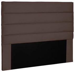 Cabeceira Cama Box Solteiro 90cm La Italiana Suede Café - Sheep Estofados - Marrom