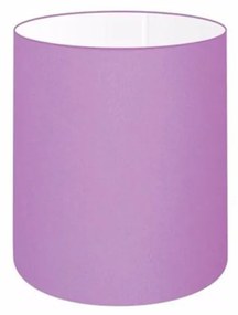 Cúpula Abajur Cilíndrica Cp-7001 Ø13x15cm - Lilas