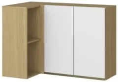 Armário de Cozinha Aéreo 95cm Sirelian Atacama/Branco A15  - Mpozenato