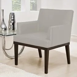 Poltrona Decorativa Sala de Estar e Recepção Vitória W01 Corano Bege -