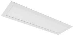 Plafon Led Embutir Retangular 36W Branco Yamamura - LED BRANCO QUENTE (3000K)