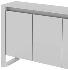 Balcão Para Escritório 3 Portas 1.3 ME4147 Branco - Tecno Mobili