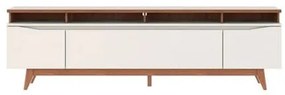 Rack Flynt St Off White Gloss Base Natural 2,20 MT - 69765 Sun House