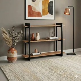Aparador Narvi Madeirado com Preto Woodyou 110x32x87cm