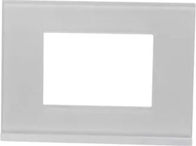 Placa 4x2 3 Postos Com Suporte Branco Horizontal Orion Class