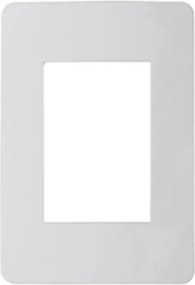 Placa 4x2 Termoplástico Branco 3 Módulos Orion