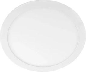 Plafon Led De Embutir Aluminio Branco 24W 5000K