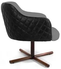 Kit 02 Poltronas Decorativas Jade Base Xis Giratória C-416 Corano Tres