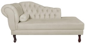 Diva Recamier Diana 130cm Lado Direito Linho - ADJ Decor