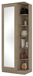 Sapateira 1 Porta com Espelho Duetto Rústico - Henn