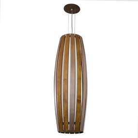 Pendente Madeira Imbuia Barril