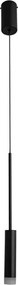 Pendente Led Metal Acrilico 3W 3000K Zione - PRETO