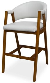 Banqueta Decorativa Suellen Couríssimo Branco