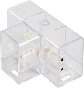 Junção T Para Perfil T5 Honey Abs Transparente