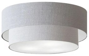 Plafon Para Quarto Cilíndrico SQ-3065 Cúpula Cor Rústico Cinza