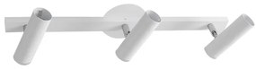 Spot Sobrepor Para Trilhos Tubo Gu10 4W Branco Fosco