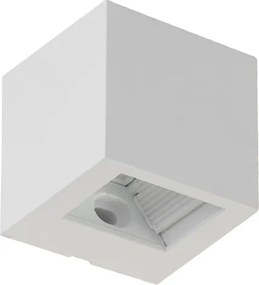 Arandela Led Abs 2w 3000k Ip65 0 A 90&amp;amp;#xB0; Block - BRANCO