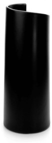 Vaso Decorativo em Cerâmica Cilíndrico Preto 33x11 cm - D'Rossi
