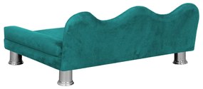 Cama Sofá Pet Meg Para Cães E Gatos Elegante e confortável Suede Azul Tiffany