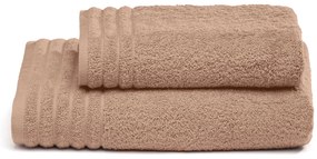 Jogo de Banho 2 Peças Trussardi 100% Algodão Imperiale  - Argila  Argila