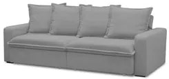 Sofá Retrátil Reclinável 3 Lugares 235cm Roma F05 Veludo Cinza - Mpoze