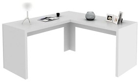 Mesa Angular para Escritório Home Office ME4116 MDP Branco G69 - Gran Belo
