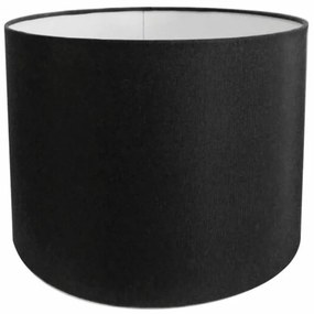 Cúpula Abajur Cilíndrica Cp-7017 Ø40x21cm Preto