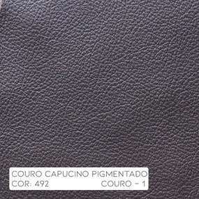 Poltrona do Papai Reclinável Elétrica Armênia Power Touch Couro Cappuccino G40 - Gran Belo