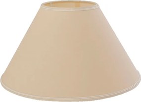 Cupula Tecido Poliestireno Bege Boca Larga