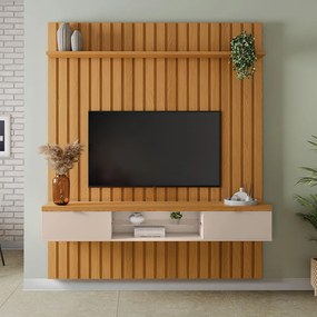 Painel Suspenso Ripado 1.8 Voi MDP/MDF Cinamomo Mel G26 - Gran Belo