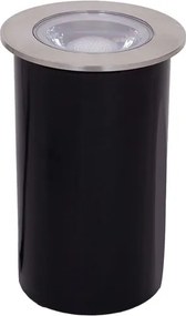 Embutido De Solo Led Alumínio Preto 5w 3000k Ip67 Focco