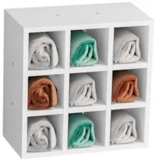 Nichos Decorativo Porta Toalha Salão Kit 2 Branco - AJL Móveis