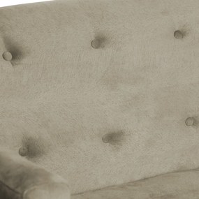 Namoradeira Bruna 1,20 m 2 Lugares Pés Palito Suede Nude