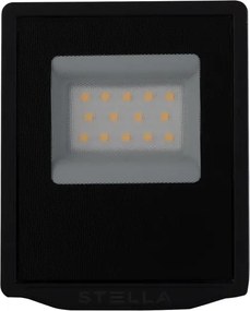 Projetor Led Alumínio Preto 10w 3000k 120° Ip66 Evo