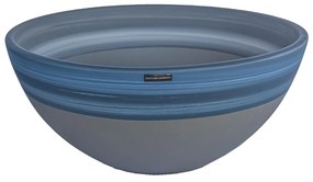 Vaso Fruteira M decorativo em Cerâmica - Lagunas Fosco Kleiner