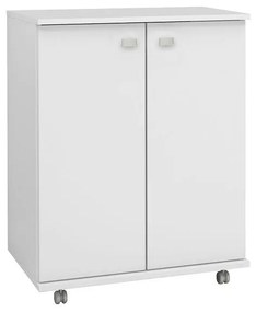 Balcão Armário 2 portas multifuncional Microondas Branco