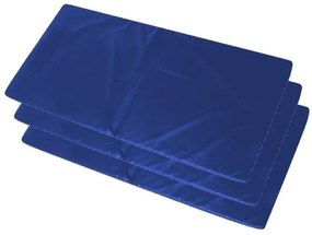 Kit 4 Colchonetes Academia Fitness Creche 120X60X4Cm Napa (Preto)