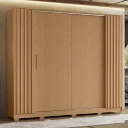 Guarda Roupa Casal 270cm 4 Portas Jacarandá Flex Off/Freijó - Albatroz