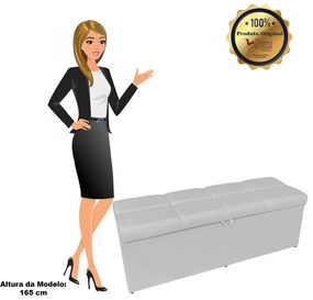 Calçadeira Nina 0,90 cm Suede Cinza D'Rossi
