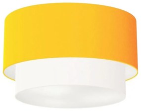 Plafon Para Banheiro Cilíndrico SB-3045 Cúpula Cor Laranja Branco