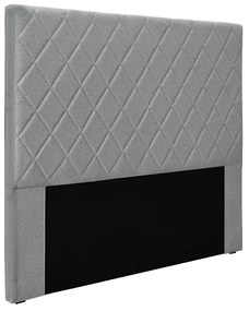 Cabeceira Cama Box Solteiro 90 cm Dubai Linho S04 - D'Rossi - Cinza