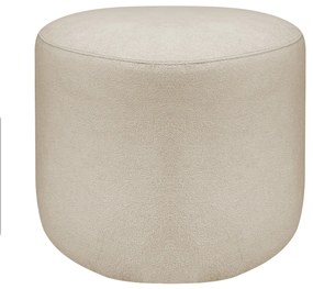 Puff Orgânico Decorativo Conforto Luxo Moá Bouclé