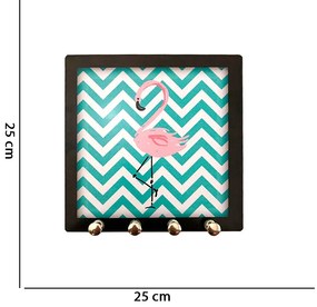 Porta Chaves Flamingo - D'Rossi