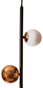 Pendente Organic Vertical Ø29X100Cm Alumínio E Globo Ø12Cm 1Xg9 Por Wa... (BT - Branco Texturizado)