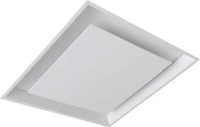 Plafon Led De Embutir Microborda Branco 16,8W 2700K Piazza