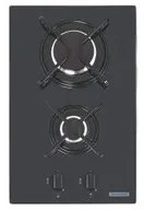 Cooktop a Gás Tramontina Dominó 2GG 30 em Vidro Temperado Preto 2 Queimadores